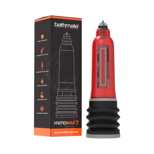 Bomba de Agua Bathmate Hydromax7 Rojo