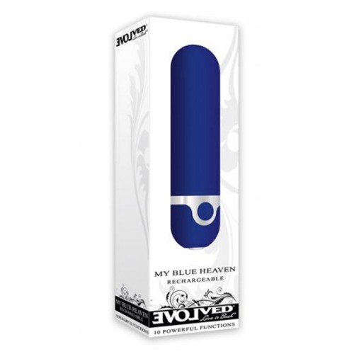 Vibrador Bullet Recargable My Blue Heaven Azul