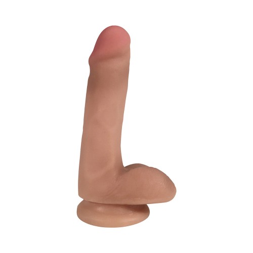 Curve Toys Easy Riders Dual Density Dildo 6 in. - Beige