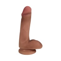 Dildo de Doble Densidad Easy Riders 6 Pulgadas - Beige