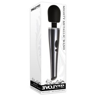 Evolved Mighty Metallic Wand Vibrador de Silicona Recargable