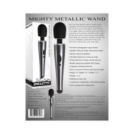 Evolved Mighty Metallic Wand Vibrador de Silicona Recargable