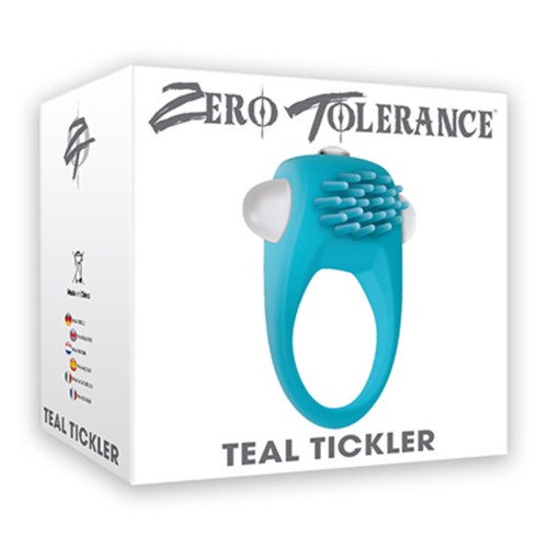 Zero Tolerance Cockring Vibrador de Silicona Teal