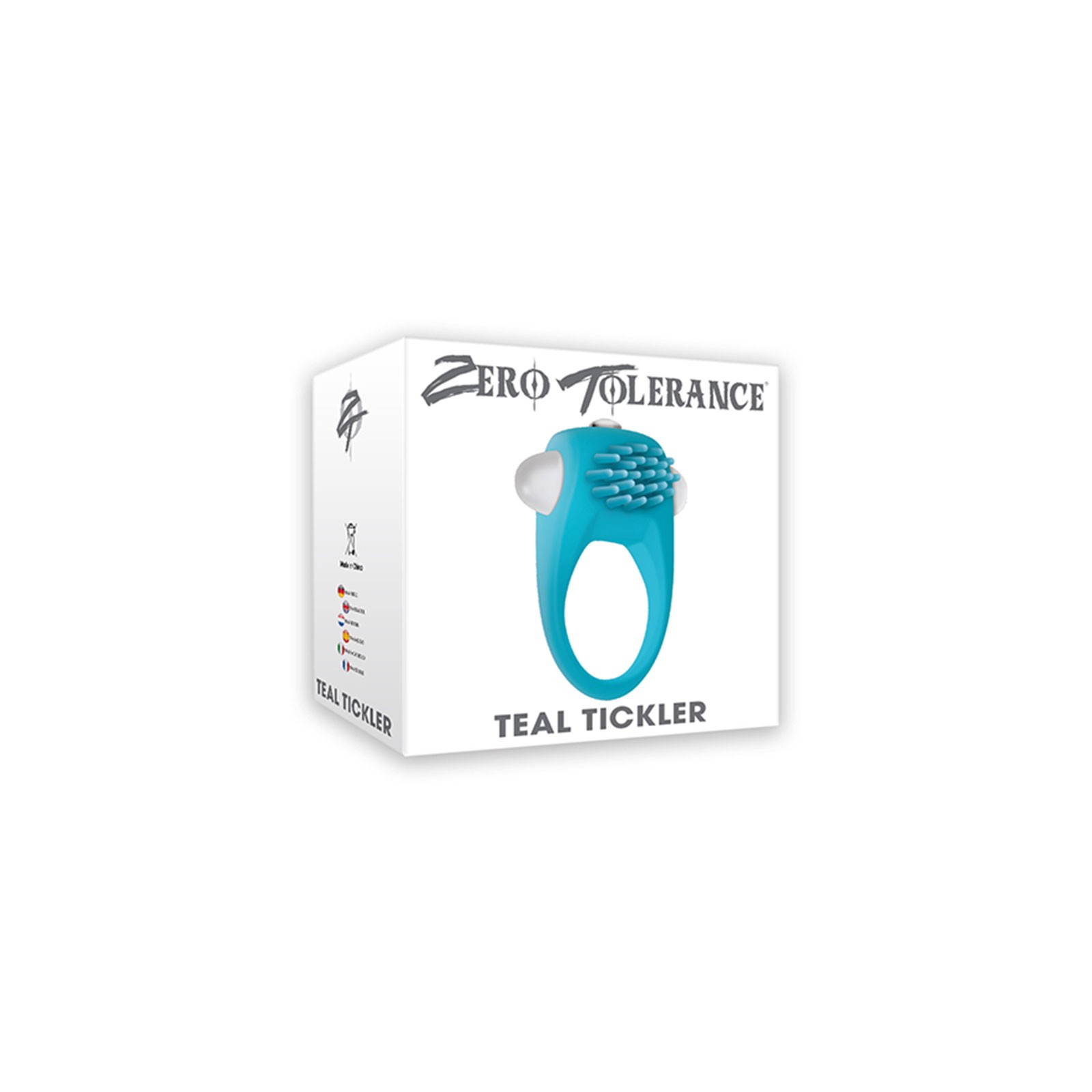 Zero Tolerance Cockring Vibrador de Silicona Teal