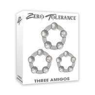 Set de Cockrings Clear Tres Amigos