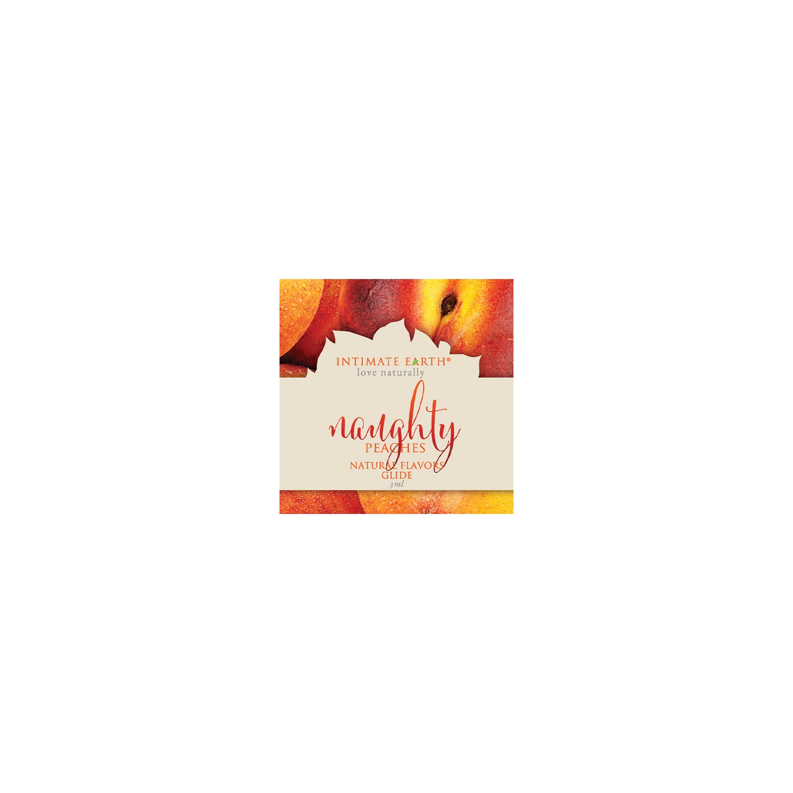 Intimate Earth Naughty Peach Water-Based Glide 3 ml