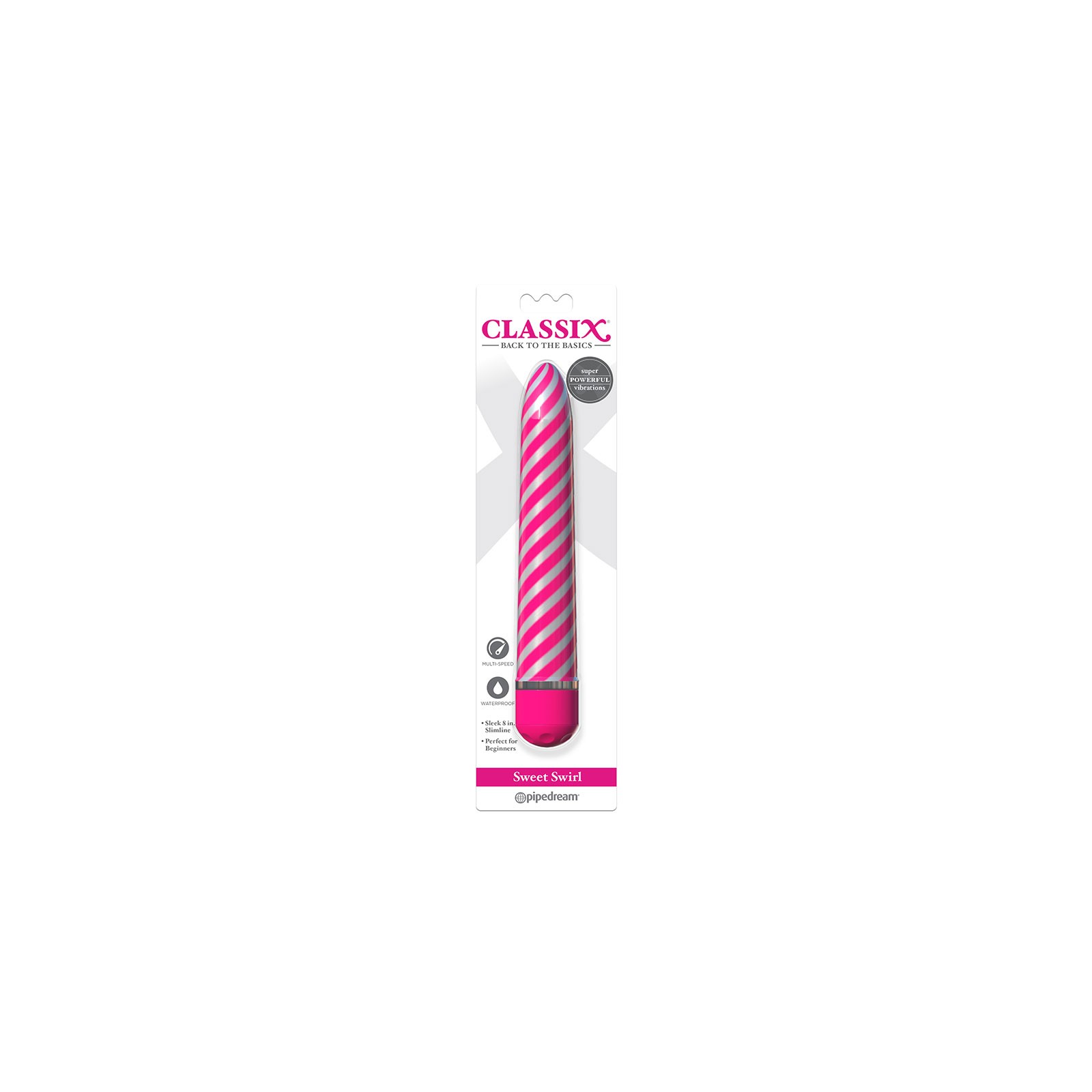 Vibrador Classix Sweet Swirl de Pipedream para Principiantes