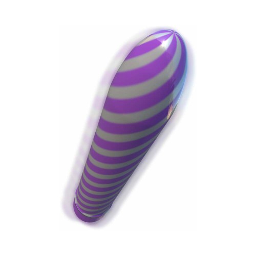 Pipedream Classix Sweet Swirl 8 in. Slimline Vibrator Purple