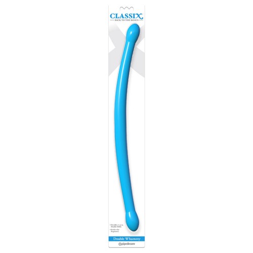 Dildo Flexible Double Whammy Pipedream Azul