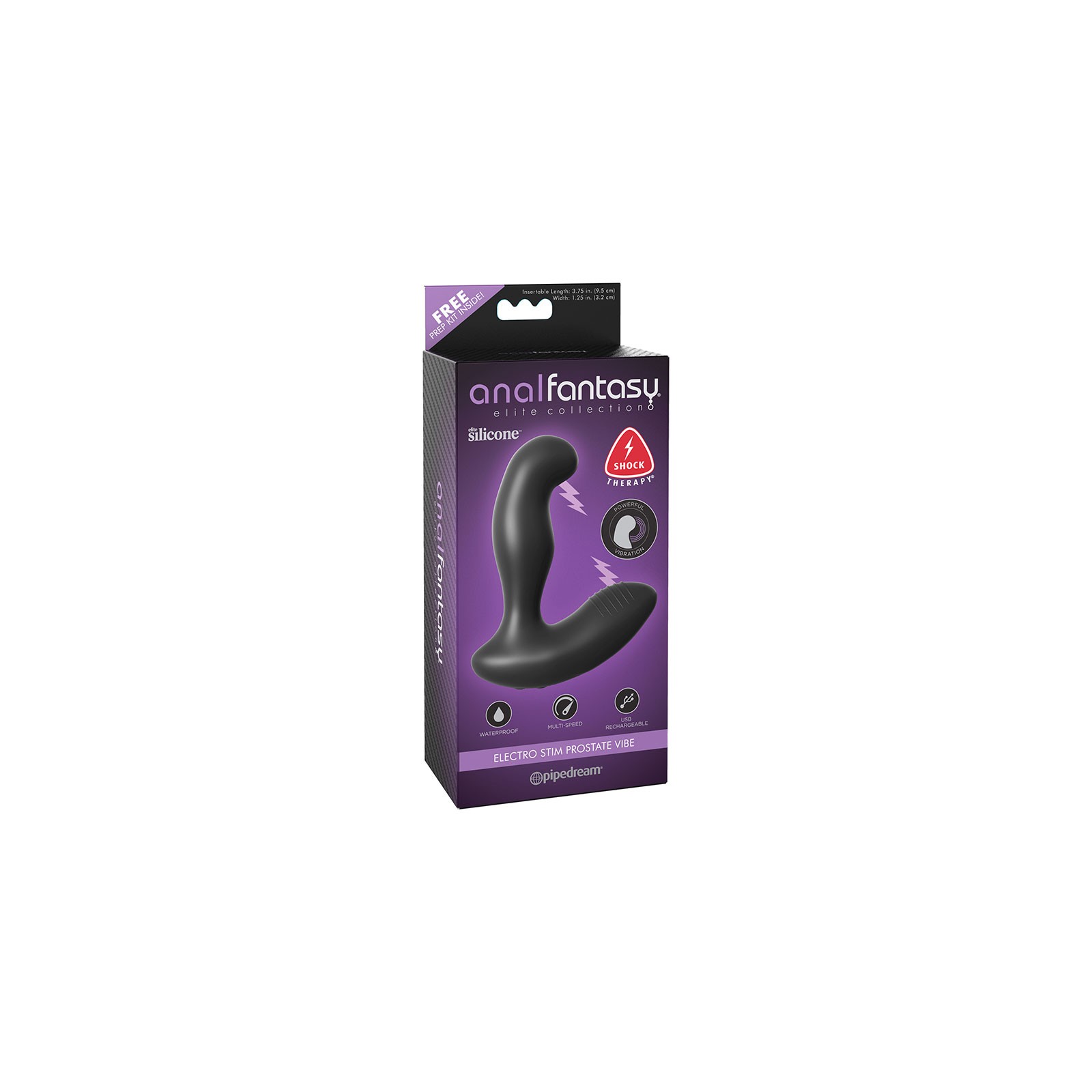 Pipedream Elite Vibe Prostático Electro - Placer Anal Supremo