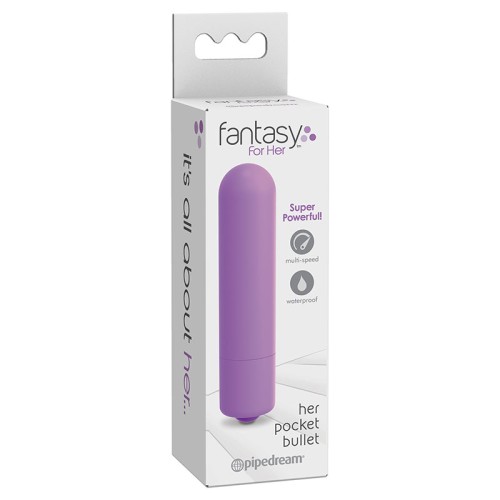 Pipedream Fantasy For Her Waterproof Pocket Bullet Purple