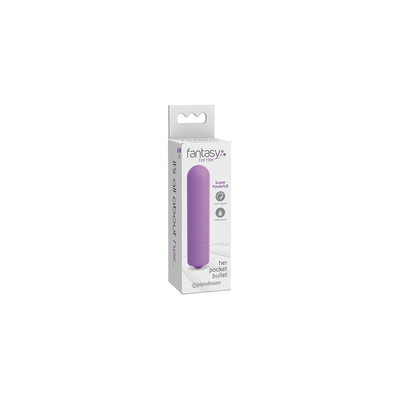 Pipedream Fantasy For Her Waterproof Pocket Bullet Purple