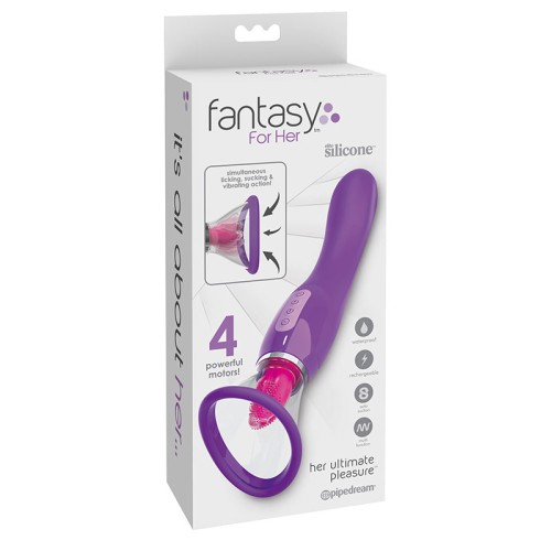 Pipedream Fantasy For Her Ultimate Pleasure Dual-Ended Vibrator