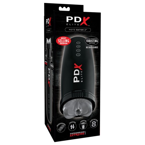 PDX Elite Motobator 2 Thrusting Vibrating Masturbator