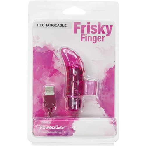 Dedo Frisky Recargable Rosa