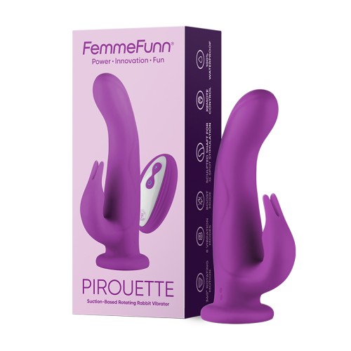 FemmeFunn Pirouette Dual-Stimulation Rotating Vibrator