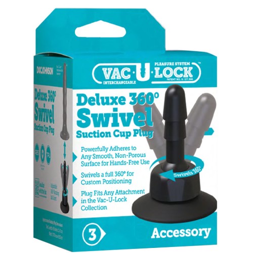 Vac-U-Lock - Enchufe de Ventosa Swivel Deluxe 360°