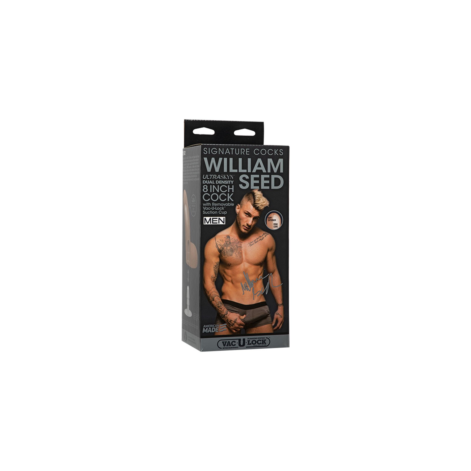 Signature Cocks William Seed 8in ULTRASKYN Cock Vanilla