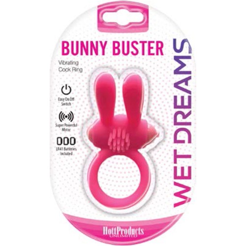 Anilla Vibradora Bunny Buster Wet Dreams - Placer Intenso