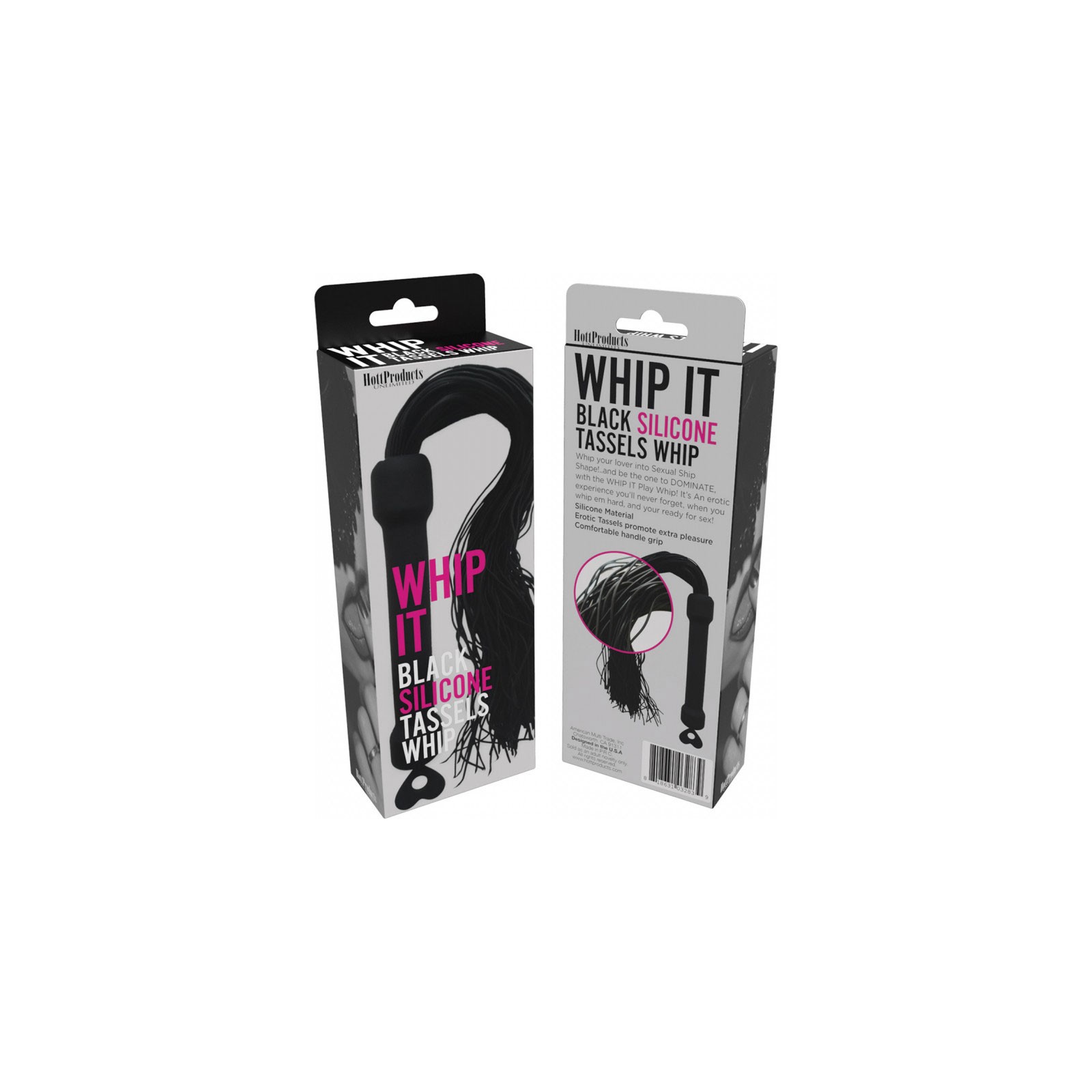 WHIP IT Silicone Tassels Flogger