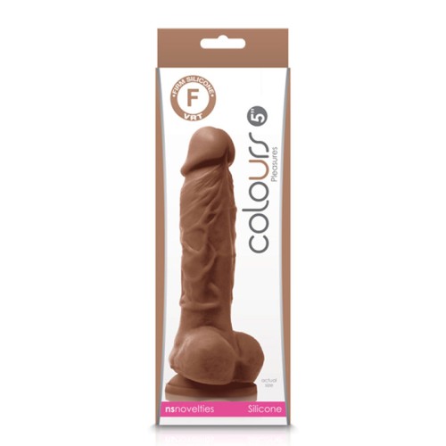 Colours Pleasures 5in Brown Dildo