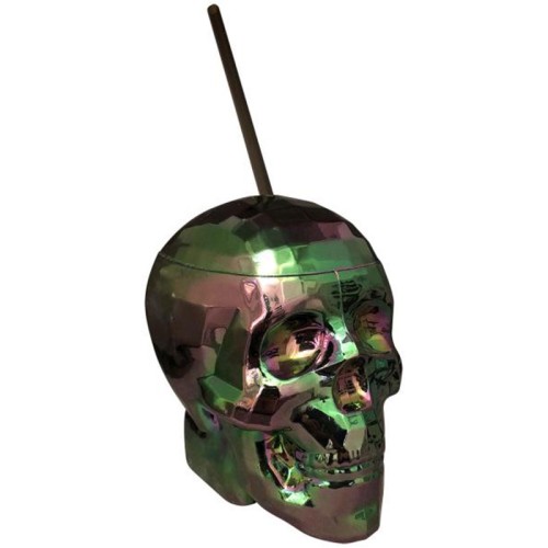 Oil Slick Skull Cup for Fun Drinking