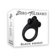 Zero Tolerance Black Knight Vibrating Cockring - Enhanced Pleasure