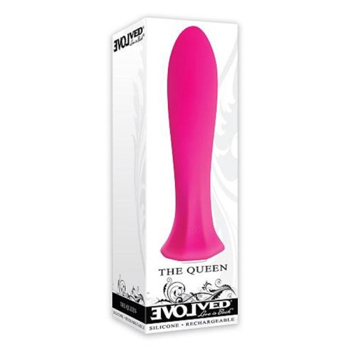 Mini Vibrador Rosa Evolved The Queen Potente y Discreto