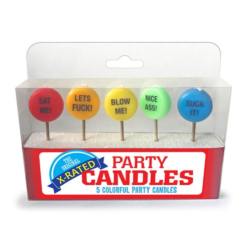 X-Rated Party Candles - Cheeky Fun for Celebrations