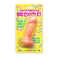 Super Fun Big Penis Candle Pink