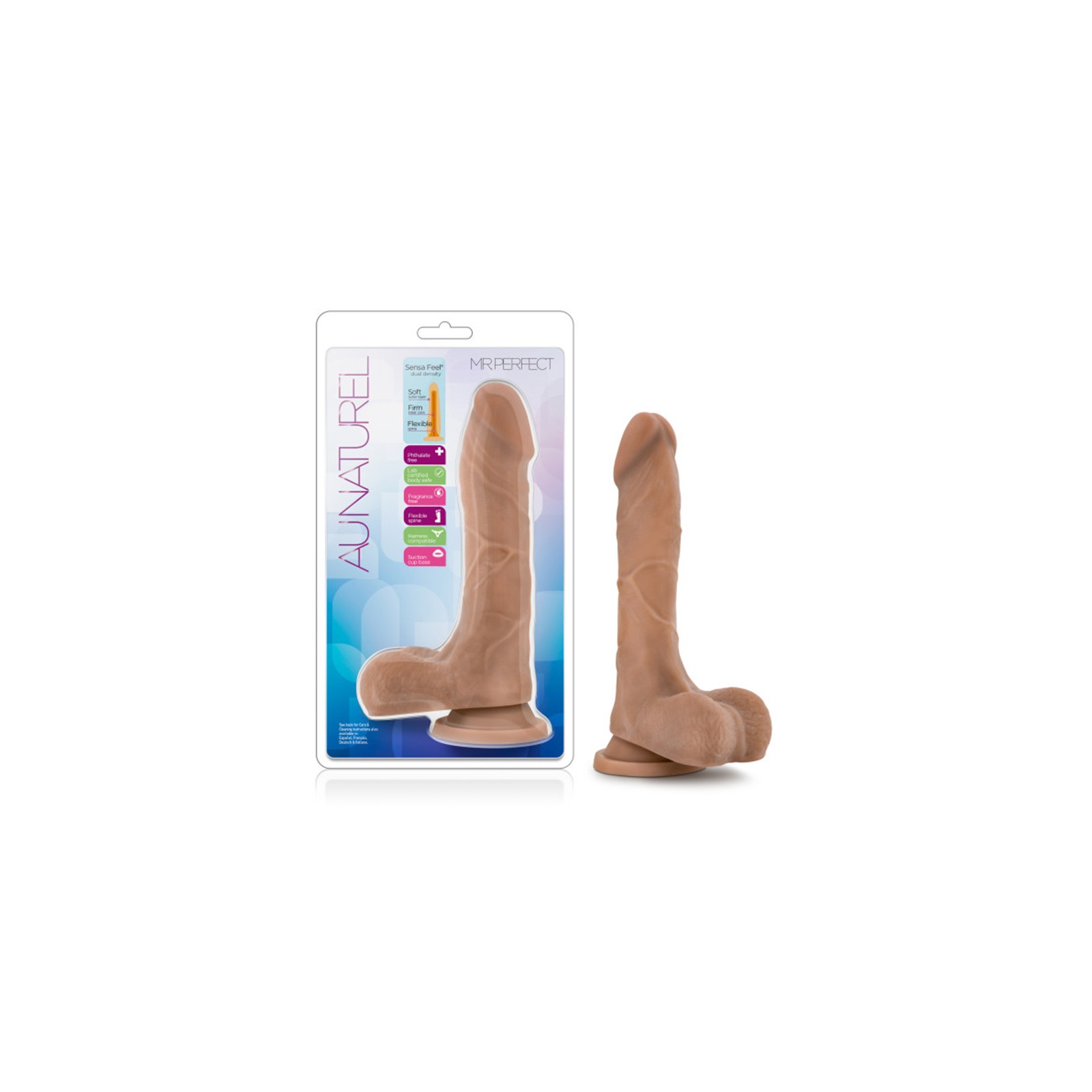 Dildo Posable Mister Perfect de 8.5 pulgadas