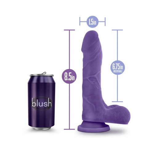 Dildo Au Naturel Bold Thrill de 8.5 in. Posable Morado