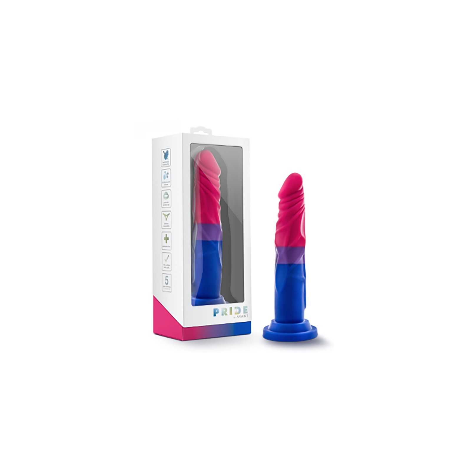 Dildo de Silicona Avant Pride P8 de 7.5 in.