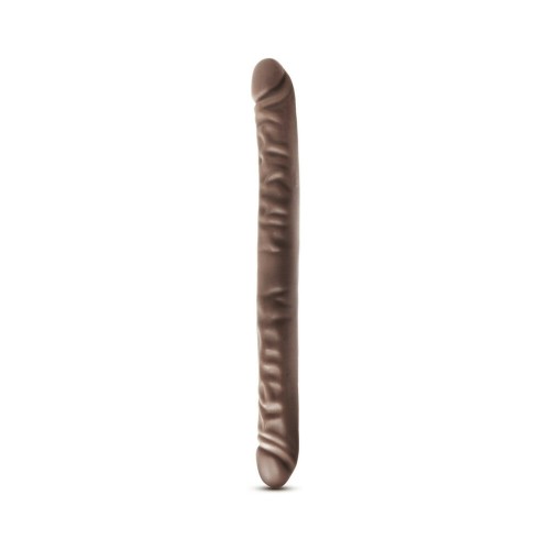 Dr. Skin 18 in. Double Dildo Brown