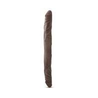 Dildo Doble Dr. Skin 14 in. Marrón