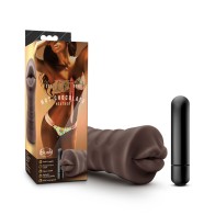 Hot Chocolate Heather Oral Stroker with Vibrator