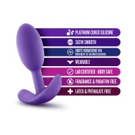 Luxe Wearable Vibra Slim Plug Small for Unique Sensation