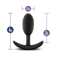 Plug Anal Vibra Slim Wearable Luxe Mediano Negro