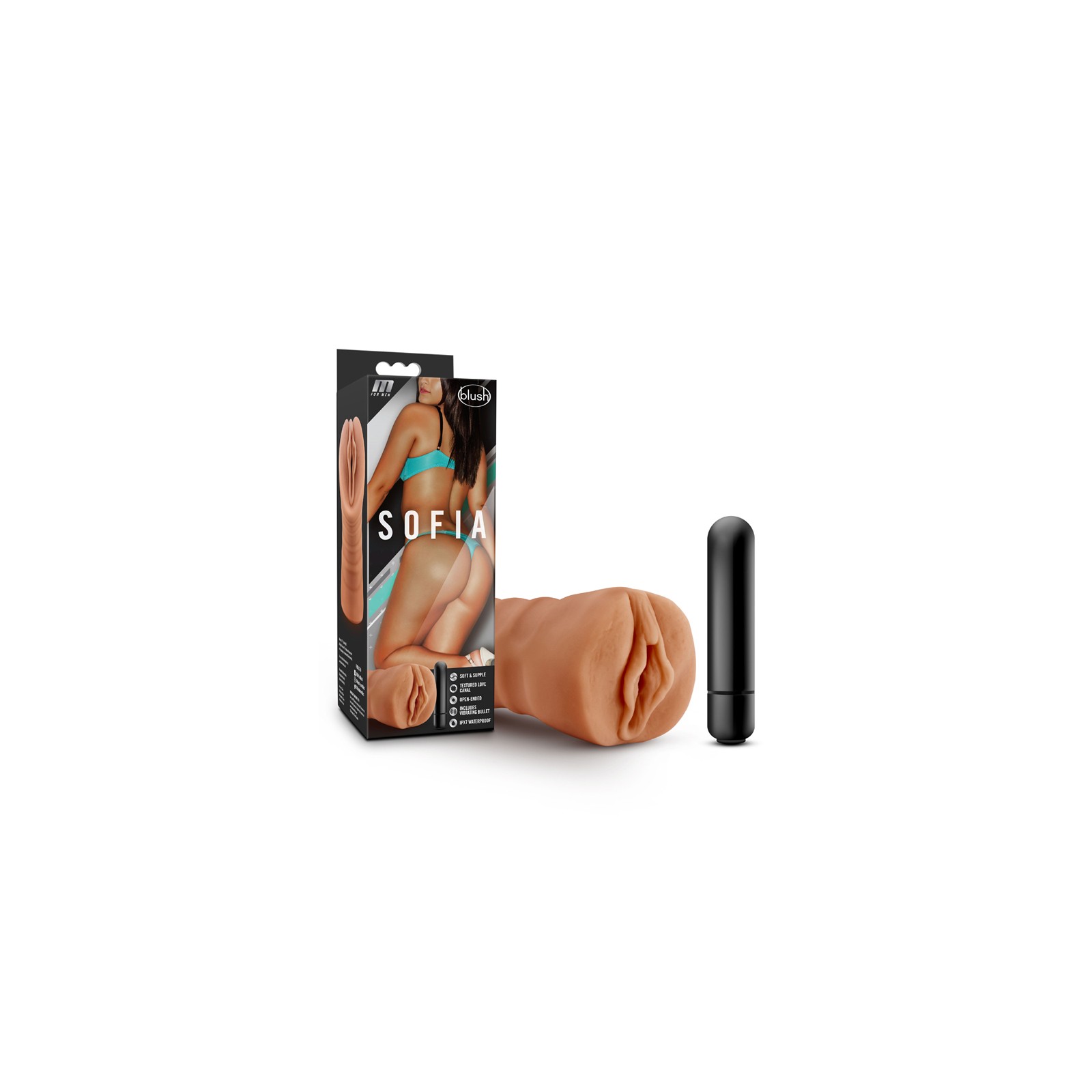 Estimulador Vaginal M for Men Sofia con Vibrador de Bala