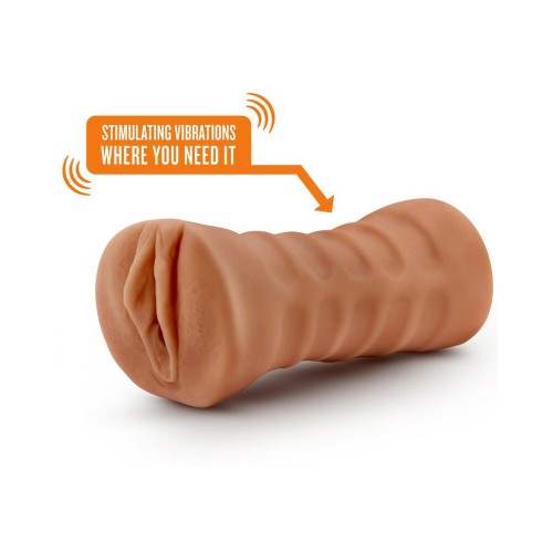 M for Men Julieta Vagina Stroker with Bullet Vibrator Tan