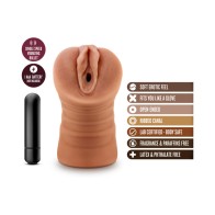 M para Hombres Julieta Estimulador Vagina con Vibrador Tan