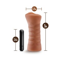 M para Hombres Julieta Estimulador Vagina con Vibrador Tan