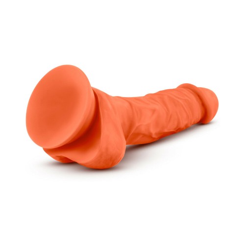 Dildo de Densidad Dual Neo Elite Naranja Neón 7.5 in.