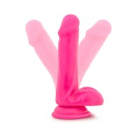 Neo Elite 6 in. Silicone Dual Density Dildo with Balls