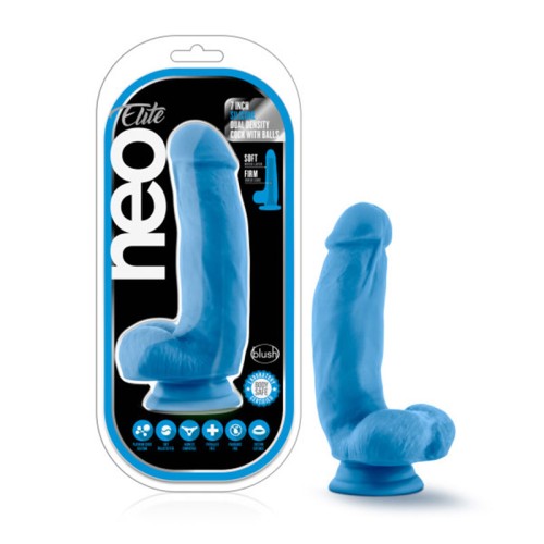 Dildo de Silicona de Densidad Dual Neo Elite de 7 Pulgadas