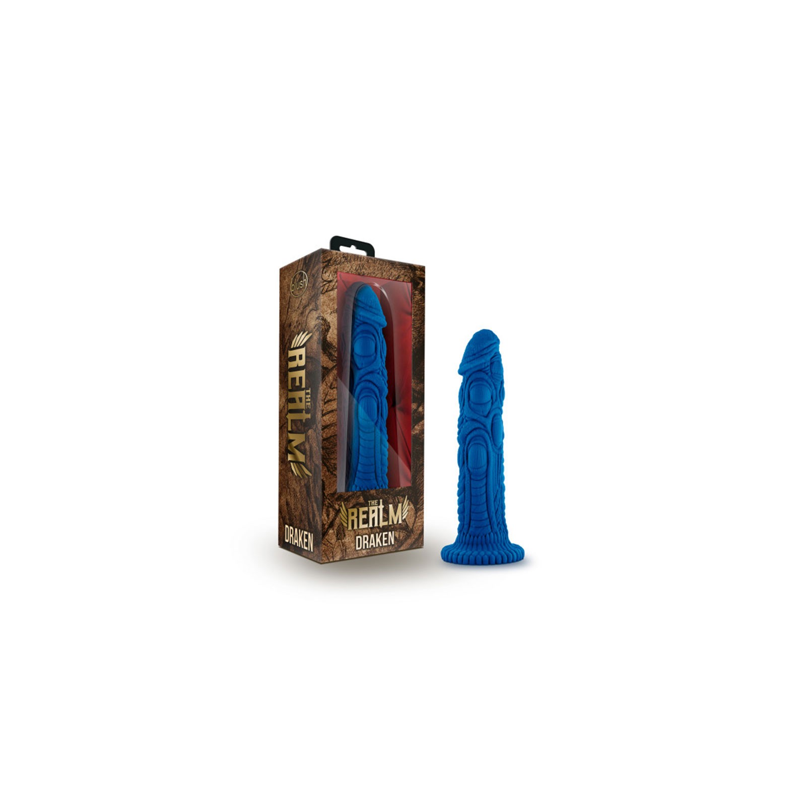 The Realm Draken Fantasy Dildo Blue