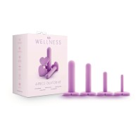 Kit de Dilatador de Silicona Wellness de 4 Piezas Púrpura