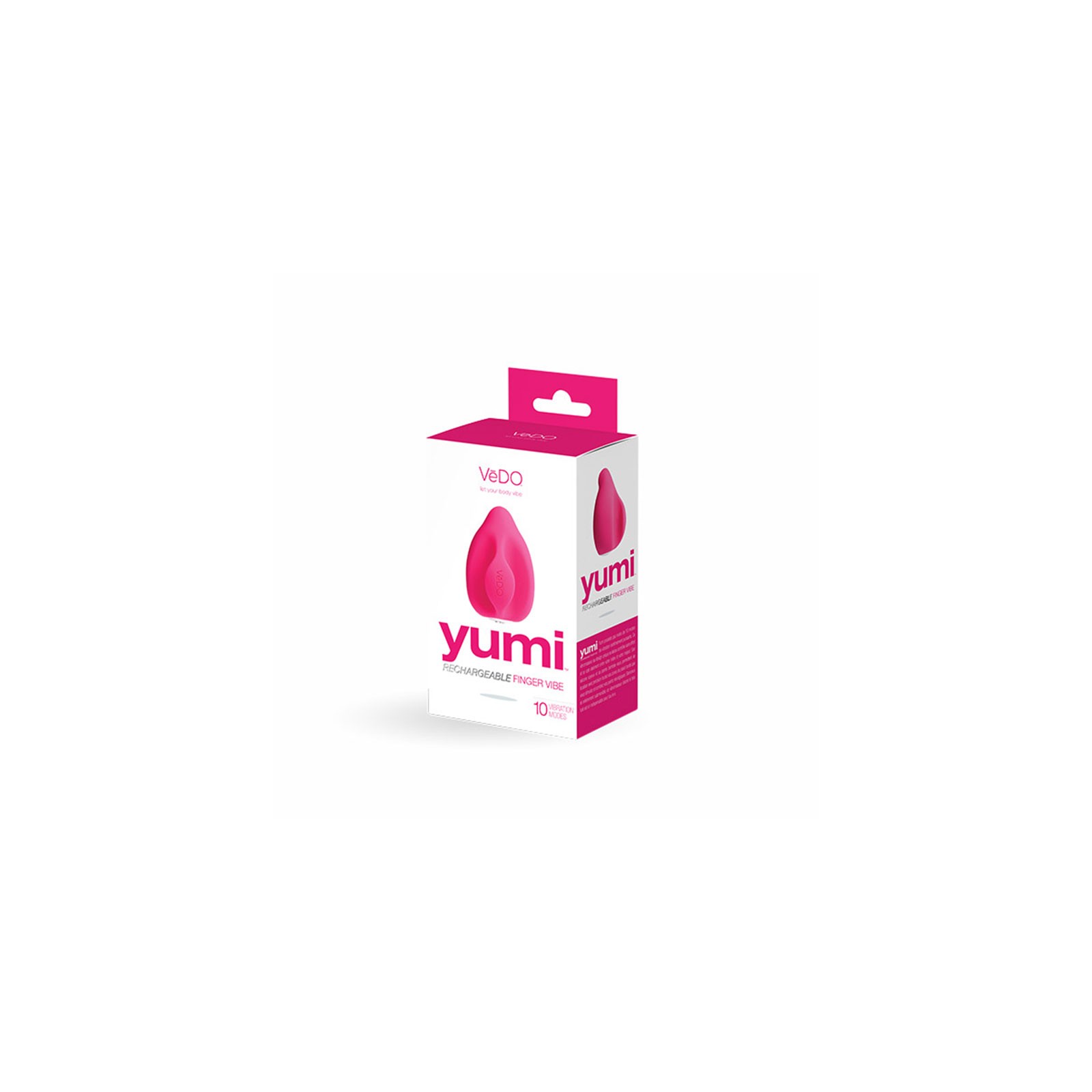 VeDO Yumi Vibrador Recargable para Dedo - Rosa Foxy