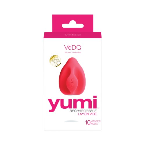 VeDO Yumi Vibrador Recargable para Dedo - Rosa Foxy