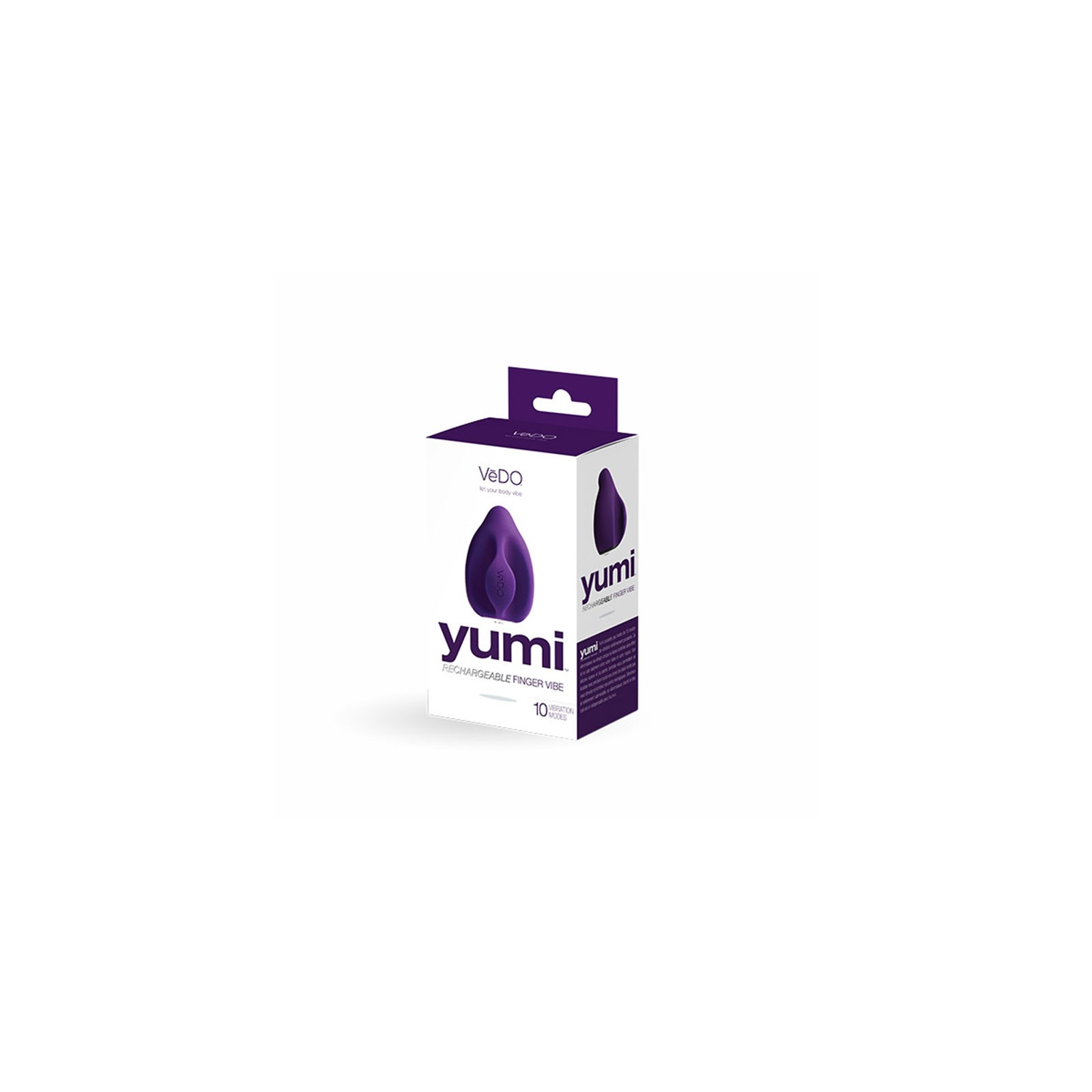 VeDO Yumi Rechargeable Finger Vibe Deep Purple